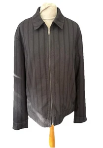 Topman schwarze Jacke Gr. M Langarm Canvas Full Zip Kragen Herren "  - Bild 1 von 10