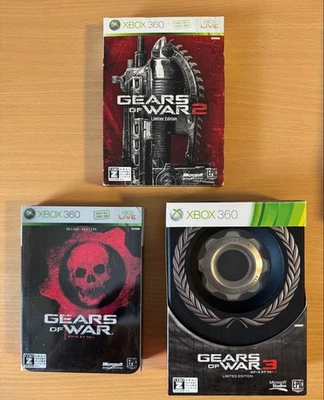 Xbox360 Gears of War 1 2 3 Limited Edition Set Japanese - Image 1 of 4