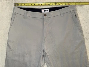 birddogs ~ Mens Stretch Slim Fit Pants Casual Chinos Gray Mist 36x32 MSRP $128 - Picture 1 of 8