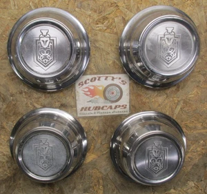 1976-1977 CHEVY MONTE CARLO POLYCAST, TURBINE WHEEL CENTER CAPS HUBCAPS SET OF 4 - Picture 1 of 17