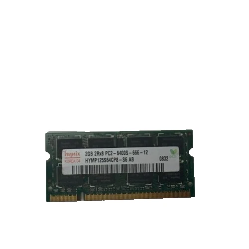 Hynix 2GB DDR2 SO-DIMM PC2-6400 800MHz 2Rx8 – HYMP125S64CP8-S6 – Laptop - Photo 1/1