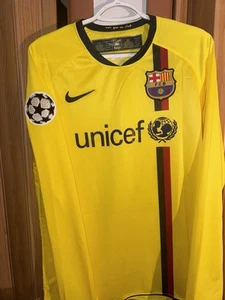 MEDIUM Barcelona 2008/2009 Away Shirt - Lionel Messi - Champions League - Picture 1 of 4