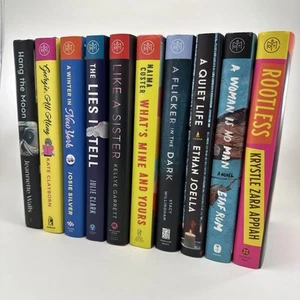 Book Of The Month BOTM Lot of 10 Novels Hardcover Fiction Mixed Genre - Picture 1 of 12