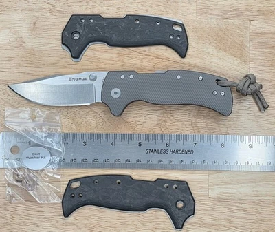 #623/1000 Cold Steel Engage FL-35DPLC-XC edición de lanzamiento* titanio/actualización de barco Foto 1 de 4