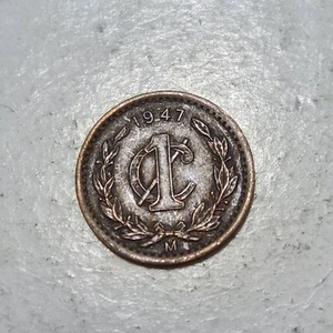 MÉXICO 🇲🇽 ONE (1) CENTAVO COIN 1947 - Picture 1 of 2