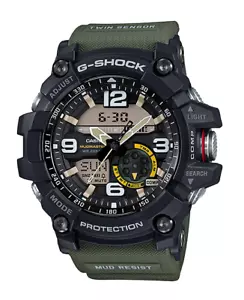 G-SHOCK GG1000-1A3 MUDMASTER Herren Twin Sensor Kompass Militär OD grün Uhr - Bild 1 von 2