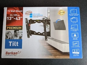 Barkan 13-43 inch Tilt TV Wall Mount, Holds 88lbs New in Sealed Package See Pics - Picture 1 of 5