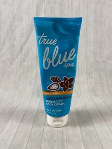 Bath & Body Works True Blue Spa LAY IT ON THICK VANILLA ALMOND Body Cream Opened - Picture 1 of 6