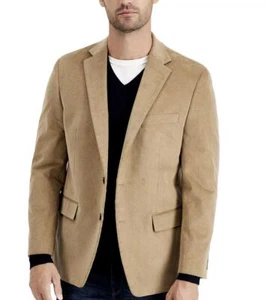 Club Room Herren Cord Classic Fit Sport Mantel Camel Größe 36R - Bild 1 von 2