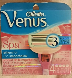 Gillette Venus Spa Rasierklingenpatronen mit Rasiergelstäben, 8 Stück 2 Stück 4 Stück - Bild 1 von 3