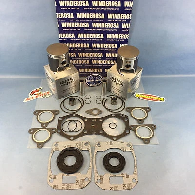 NEW POLARIS .040" OVER SPI PISTONS COMPLETE GASKET KIT 2003-2006 550F SPORT RMK - Image 1 of 4
