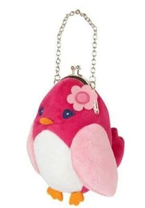 Gymboree SMART & SWEET Small PINk floral Plush BIRD PURSE Age 2+ NWT Rare - Picture 1 of 1