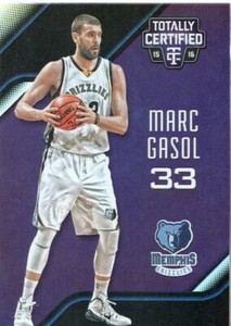 2015-16 Totally Certified Basketball Mirror Purple #151 Marc Gasol 16/50