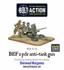  28 mm Warlord Games britannique BEF 2 Pdr pistolet antichar boulon action Seconde Guerre mondiale neuf dans sa boîte
