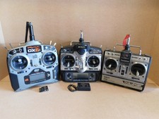 Job lot of RC Transmitters with RECEIVERS spectrum/ jrpro / futaba