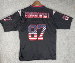 Camiseta cosida Nike Rob Gronkowski New England Patriots para hombre 40 negra EE. UU. - Imagen 1 de 12