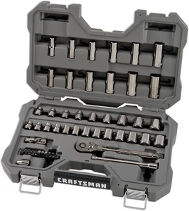 Craftsman Overdrive 49 PC SAE/Metric Mechanics Tool Set, w/ Hard Case CMMT99049L - Picture 1 of 6