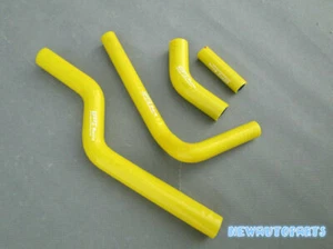 YELLOW SILICONE RADIATOR/COOLANT HOSE For KAWASAKI KX250F/KXF250 2004 2005 KIT - Picture 1 of 6