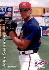 1999 Greenville Braves Grandstand 22 John Salamon McKees Rocks Pennsylvania Card