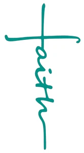 Calcomanía Faith Cross pegatina - Pegatina de ventana cristiana - Imagen 1 de 25