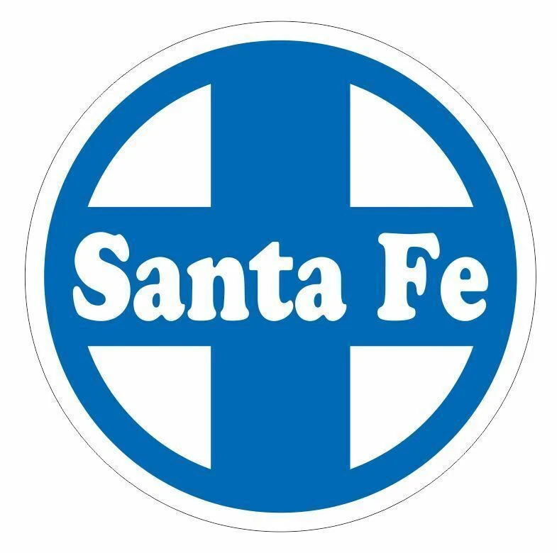 SAND DOLLAR SALES Santa Fe Railroad Railway Train Sticker Decal R581