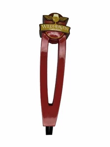 Craft Beer Tap Handle Wild Heaven Serve Your Neighbor Beer With Wings Logo Red - Picture 1 of 7