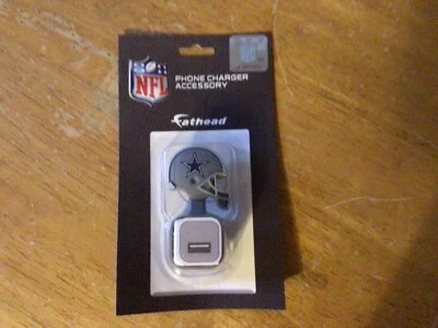 Dallas Cowboys NFL FATHEAD I-Phone IPhone Charger Champ USB Adapter Sleeve New - Image 1 of 2