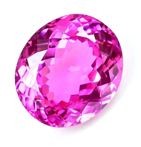 RARE Natural Mogok Pink Ruby 37.80 Ct Oval Certified Stunning Loose Gemstone - Picture 1 of 8