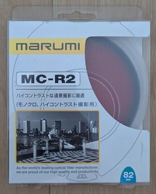 MARUMI MC-R2 82MM Monochrome Photography Filter MC-R2 - Image 1 of 3