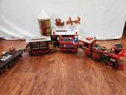 Christmas Magic Express Train Set with Station Toy State Vintage Collectible