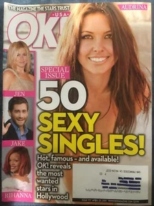 Ok April 25,2011 Audrina Special Issue 50 Sexy Singles! Jen Jake Rihana - Picture 1 of 2