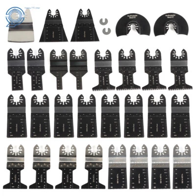 Herramienta oscilante universal para paneles de yeso de metal de madera 31 piezas hoja de sierra para metal madera Foto 1 de 4