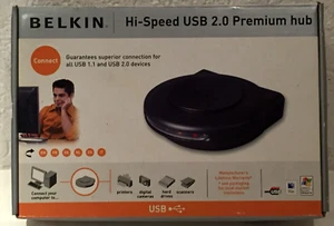 BELKIN Hi-Speed USB 2.0 Premium Hub NUEVO en EMBALAJE ORIGINAL - Imagen 1 de 6