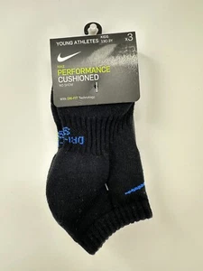 Nike Boys' 6-Pairs Young Athletes No-Show Socks  Sz: 6/7 (2736) New B2(A35T) - Picture 1 of 4