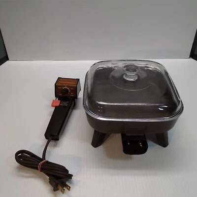 "Sartén eléctrica Toastmaster Handi-Pan modelo 801 7"" vintage" Foto 1 de 4