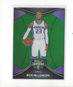 2016-17 Totally Certified Green #20 Ben McLemore Kings /5 