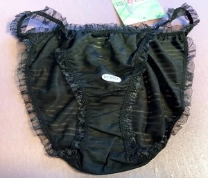 Bragas para mujer Bikinis CAPRICIA O'DARE talla M/6 a rayas transparentes con decoración - Imagen 1 de 10