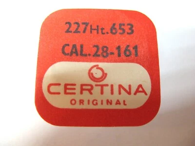  CERTINA 28-161 SEGUNDOS BARRIDO ALTURA RUEDA 6.53 PARTE 227 Foto 1 de 2