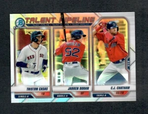 2021 Bowman Chrome Casas/Duran/Chatham RC #TP-BOS STZ122 - Bild 1 von 2
