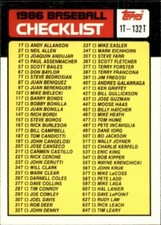 1986 Topps Traded Baseball Singles-You Pick Your Cards
