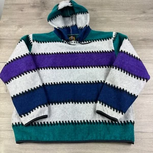 Vintage Sunbuster Fleecejacke Herren Medium Hoodie Pullover Color Block Vintage - Bild 1 von 7