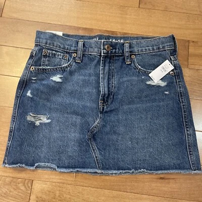 NWT Gap Teen Jean Skirt Size 14-16 - Image 1 of 4