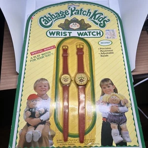 NIP VINTAGE 1983 CABBAGE PATCH KIDS And Doll Red WRIST WATCH - Picture 1 of 5