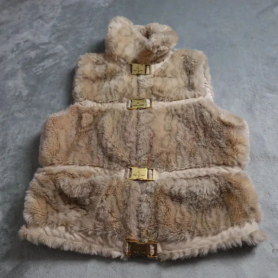 Chaleco de piel sintética Baby Phat para mujer grande años 2000 Y2K cierres de metal y cremallera ¡ultra raro! Foto 1 de 4