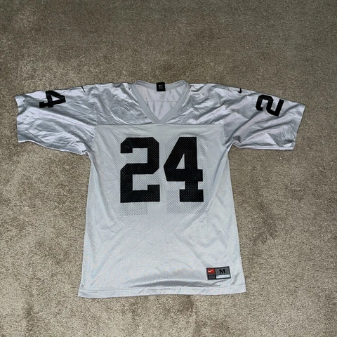 Vintage Charles Woodson #24 Team Nike Jersey Oakland Raiders NFL Size M Cover