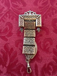 VICTORIAN Silver CHATELAINE ** Marked CT ** - Picture 1 of 5