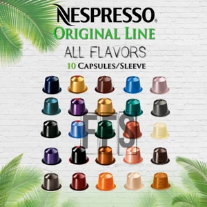 Nespresso Coffee 10 Pods Original Line Capsules Flavors MINIMUM ORDER 2 SLEEVES - Picture 1 of 34