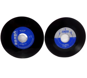 2 Johnnie & Joe 45 RPM Records CHESS Why Oh Why Did She Go Feel Alright Spinning - Bild 1 von 5