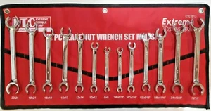13 pc Flare Nut Line Wrench Set SAE 1" & Metric 24 mm Hydraulic Extreme Torque - Picture 1 of 3