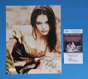 KATIE HOLMES SIGNIERT JUNG SEXY 8"X10" FARBFOTO ZERTIFIZIERT MIT JSA COA psa bas - Bild 1 von 1
